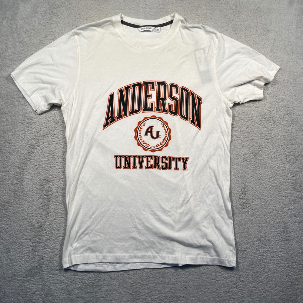 Camp David Anderson‎ University Graphic Tee T-Shirt Casual Top Unisex Large NWT